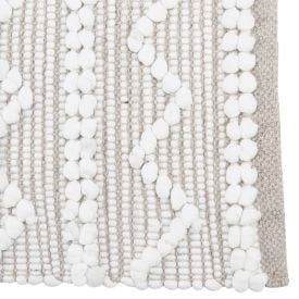 Tapete para Quarto e Sala 50X80 cm Angra Havan Casa - Branco Neve