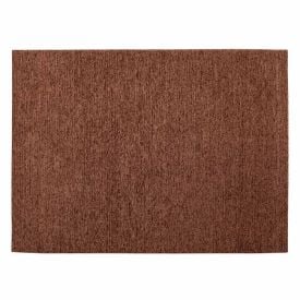 Tapete Para Quarto E Sala Chenile 1,20X1,60 M Havan - Marrom Sólido
