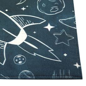 Tapete Para Quarto Infantil 80X125 Cm Havan Casa - Astronauta