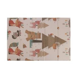 Tapete Infantil Dobrável 1,20X1,80 m Encantos Havan Baby - Bosque com animais