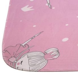 Tapete Infantil Estampado 1,30X1,50 m Havan Casa - Bailarina