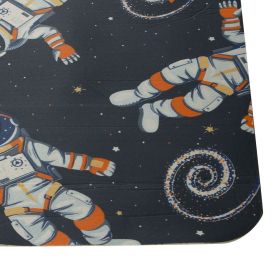 Tapete Infantil Estampado 80Cmx1,20 m Havan Casa - Azul Espacial