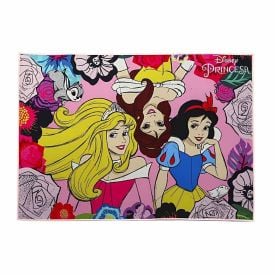 Tapete Infantil Joy Disney 70X100 cm Havan Casa - Princesas Flores