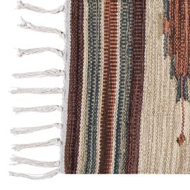Tapete para Quarto Ou Sala 50Cmx1,20 m Kilim Havan Casa - Bege