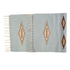 Tapete para Quarto Ou Sala 50Cmx1,20 m Kilim Havan Casa - Azul TI