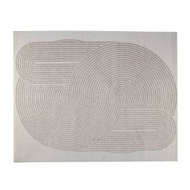 Tapete para Quarto e Sala 2,00X2,50 m Lotus Havan Casa - Bege Design