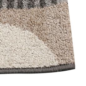 Tapete para Sala e Quarto 80Cmx1,50 m Lotus cm Havan Casa - Cinza Círculos