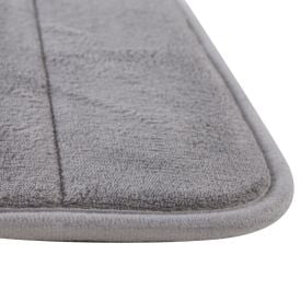 Tapete Para Banheiro Majestic 40X60 Cm Havan Casa - Cinza Listra