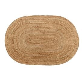 Tapete Para Quarto E Sala Malta 1,00X1,50 M Oval Havan Casa - Bege
