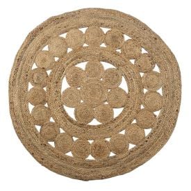 Tapete Malta 1,00 m Vazado Redondo Havan Casa - ST70340