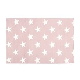 Tapete Infantil Mimo 0,70X1,00 M Jolitex - Estrela Rosa
