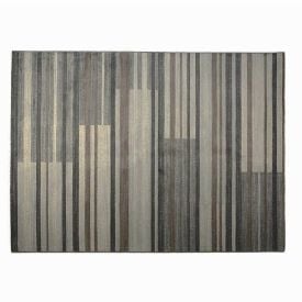 Tapete para Quarto e Sala 2,00X3,00 m Nirvana Havan Casa - Cinza Listras