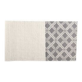 Tapete para Cozinha 45Cmx1,30 m Pratik Havan Casa - Cinza Geo