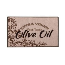 Tapete Para Cozinha 50X70 Cm Napoli Havan Casa - Olive Oil Taupe