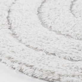 Tapete para Banheiro Chronos 40X60 cm Havan Casa - Branco Neve