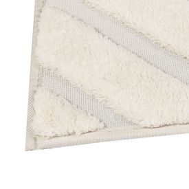 Tapete para Quarto e Sala 60Cmx100m Milano Havan Casa - Marfim Losango