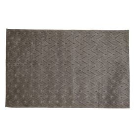 Tapete para Quarto e Sala 80Cmx1,50 m Milano Havan Casa - Cinza Chevron