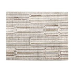 Tapete para Quarto e Sala 2,00X2,50 m Atenas Havan Casa - Bege E Azul