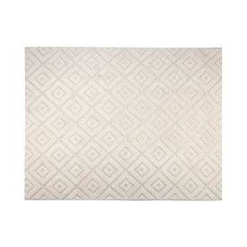 Tapete Para Quarto E Sala 2,00X2,50 M Milano Havan Casa - Marfim Losango