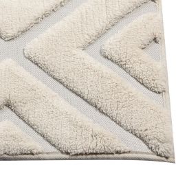 Tapete Para Quarto E Sala 2,00X2,50 M Milano Havan Casa - Marfim Losango