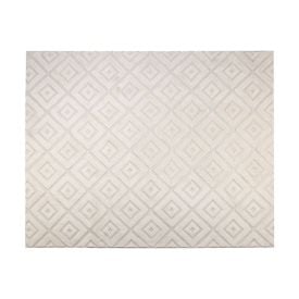 Tapete Para Quarto E Sala 2,00X3,00 M Milano Havan Casa - Marfim Losango