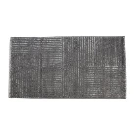 Tapete para Quarto e Sala 80Cmx1,50 m Dubai Havan Casa - Cinza Linhas