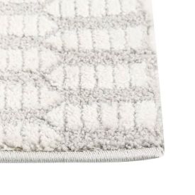 Tapete para Quarto e Sala 80Cmx1,50M Atenas Havan Casa - Creme Cinza