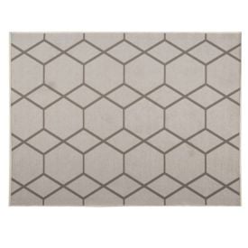 Tapete Para Quarto E Sala Siena 1,50X2,00 M Havan Casa - Areia Hexagonal