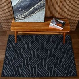 Tapete para Quarto e Sala 1,00X1,50 m Siena Havan Casa - Chumbo Azulejo