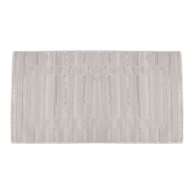 Tapete para Quarto e Sala 80X150 cm Provence Havan Casa - Bege Listras