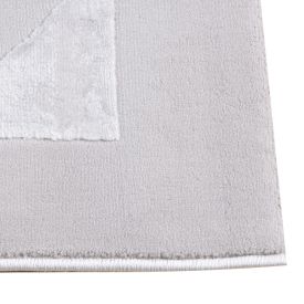 Tapete para Quarto e Sala 1,40X2,00 m Provence Havan Casa - Círculos Cinza