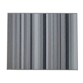 Tapete para Quarto Ou Sala 2,00X2,50 m Siena Havan Casa - Grafite 52 Faixas