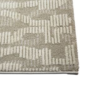 Tapete para Quarto Ou Sala 2,00X3,00 m Atenas Havan Casa - Bege Listras