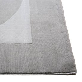 Tapete para Quarto Ou Sala 2,00X3,00 m Provence Havan Casa - Círculos Cinza