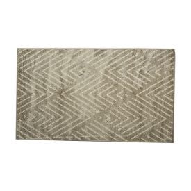 Tapete Para Quarto Ou Sala 60X100 Cm Faro Havan Casa - Escamas Cinza E Bege