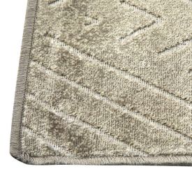 Tapete para Quarto e Sala 60Cmx1,00 m Faro Havan Casa - Escamas Cinza E Bege