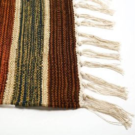 Tapete para Quarto Ou Sala 80Cmx1,50M Kilim Havan Casa - Bege Ti