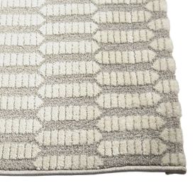 Tapete para Quarto e Sala Atenas 2,40X3,00 m Havan Casa - Creme Cinza