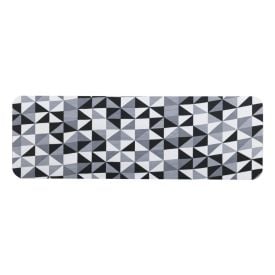 Tapete Para Quarto Ou Sala Tecil 40X120cm Havan Casa - Geométrico Preto