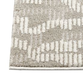 Tapete Passadeira Atenas 67Cmx1,80 m Havan Casa - Listras Bege