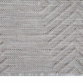 Tapete para Quarto e Sala Amazonas 80Cmx1,50 m Havan Casa - Detalhes Prata