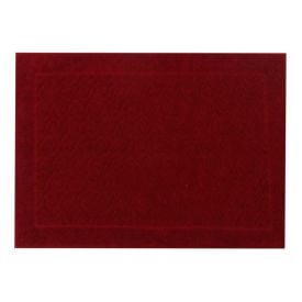 Tapete Piso Atoalhado para Banheiro 45X68 cm Spazio Havan - Bordô