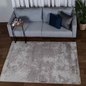 Tapete para Quarto e Sala 1,40X2,00 m Platinium Havan Casa - Trama Bege