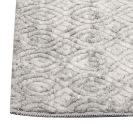 Tapete para Quarto e Sala 60Cmx1,80 m Platinium Havan Casa - Cinza Losango