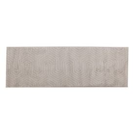 Tapete Para Quarto Ou Sala 60X180 Cm Platinium Havan Casa - Cinza Com Bege