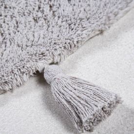 Tapete Redondo Infantil 110 Cm Poa Havan Casa - Cinza