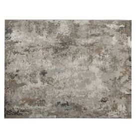 Tapete para Quarto e Sala 2,50X3,00 m Shiraz Havan Casa - Bege E Cinza