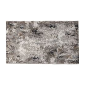 Tapete para Quarto e Sala 57Cmx1,00 m Shiraz Havan Casa - Bege E Cinza