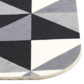 Tapete Para Quarto E Sala Tecil 40X60 Cm Havan Casa - Geométrico Preto