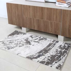 Tapete Passadeira Tokyo 60Cmx1,80 m Havan Casa - Off White e Azul